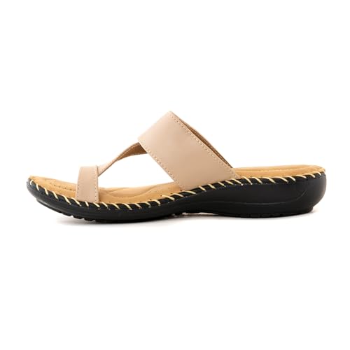 Image of Khadim's 5942756 Lightweight Durable Extra Soft Trendy Premium Stylish Casual Slip-On Heels For Women