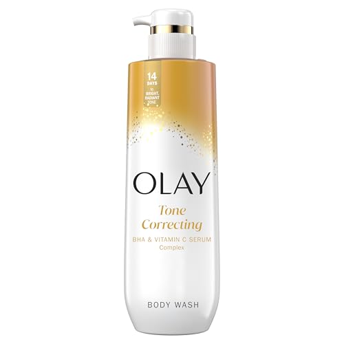 Olay Body Wash for Women Tone Brightening Exfoliation Vitamin C Serum Complex Renew Moisture Free of Parabens & Phthalates Vitamin B3 Lameller Technology For All Skin Types 20 fl oz