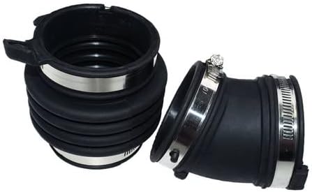 Miniatura 2 de BuliBoao Manguera de admisión de aire, 2 piezas de manguera de resonador de entrada de aire para Infiniti G35 2003-2007 16576-EG00A