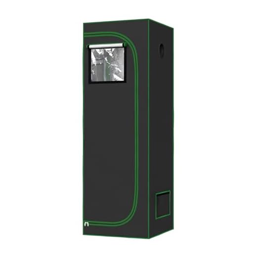 Bestron ACF15 2-in-1 Tisch-/Clip-Ventilator, Vertikal und horizontal verstellbar, Höhe: 33 cm, Ø 19 cm, 15 W, Weiß 14 WOLTU Growzelt Gewächshaus Gartenhaus Indoor, aus Oxford-Gewebe, hochreflektierendem Material mit Belüftungsöffnungen & Beobachtungsfenstern, für Balkon Garage, Schwarz, 60x60x180 cm