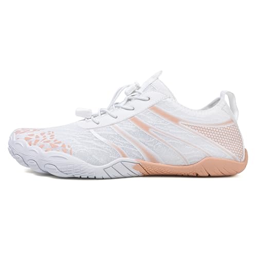 Image of Hiking Barefoot Shoes for Women Men Breathable & Non-Slip Athletic Barefoot Wide Toe Water Shoes Lightweight Perfect for Walking,Running,and Swimming