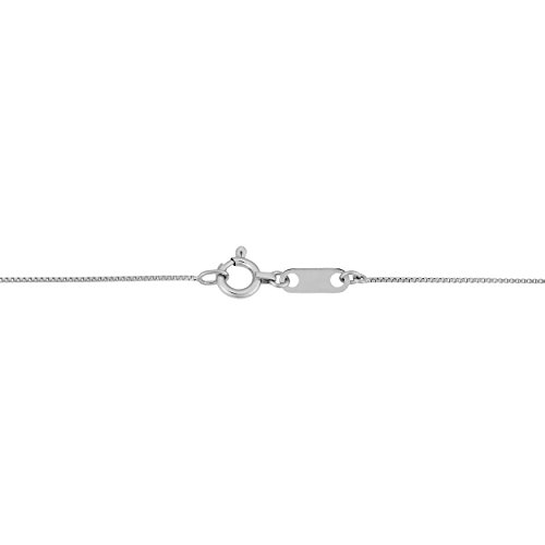 KoolJewelry Platinum 0.5 mm Venetian Box Chain Necklace (16, 18 or 20 inch)2