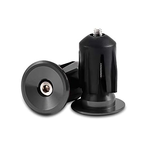 Bicycle handlebar,Bike Bar End Plugs Handlebar End Caps,Alloy Bicycle Handlebar Plugs for Most Bicycle, Mountain Bike, Road Bike (black) Cover
