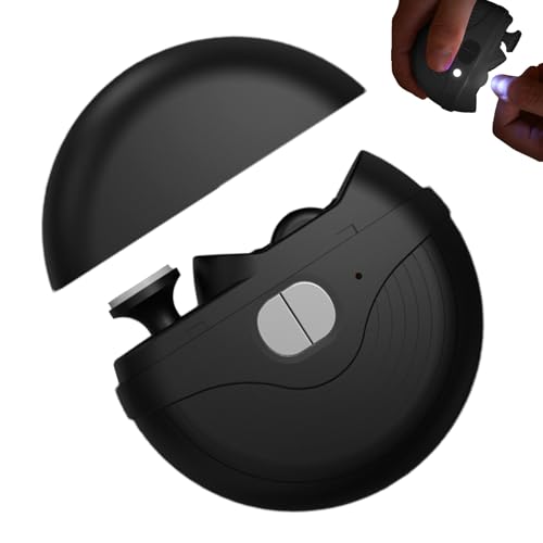 Coupe-ongles automatique électrique rechargeable avec réservoir intégré pour bébés et adultes