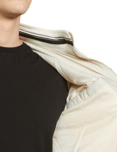 Image of Qube By Fort Collins Men's nylon Standard Length Regular Fit Quilted Bomber Jacket - Winter Warm, Insulated, Ribbed Cuffs, and Stylish Design