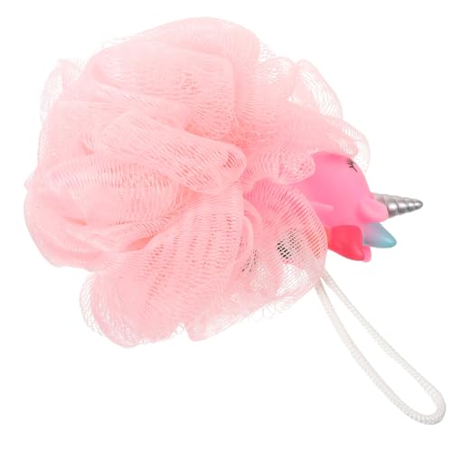 DRESSOOS 用シャワーボール 浴花 カートゥーンデザイン 素材 軽量耐久 バススポンジ バック洗浄用 ふわふわ泡立ち 衛生的バス用品