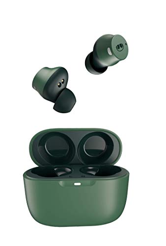 Monster Auriculares intrauditivos True Wireless N Lite 200 AIRLINKS, Auriculares Bluetooth, Carga inalámbrica, Sonido estéreo de Alta fidelidad, Auriculares cómodos y Ligeros, Color Verde