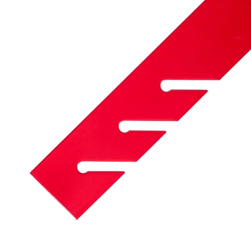 Image of Guardian 2502 Fixed Heavy Duty Roofing Bracket for 18 to 27 Degree Roof Pitch 6 Inch by 90-Degree Fixed Angle Platform Powder Coated Red OSHA Compliant