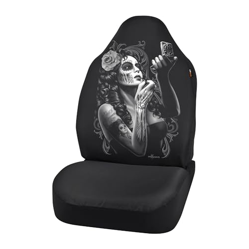 BELL Automotive 22-1-70274-9 David Gonzales Universal Bucket Seat Cover, Skin Deep Design
