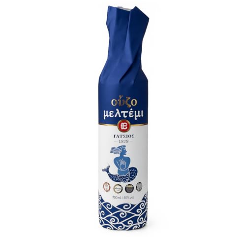 Ouzo Meltemi – Premium Ouzo aus Griechenland mit Anisgeschmack, 700 ml, 40 % vol. (Einzelflasche)