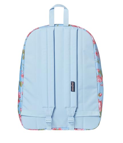 Image of JanSport SuperBreak One Backpack - Durable & Lightweight, 1 Main Compartment, Front Utility Pocket with Built-in Organizer, Garden Roses Hydrangea