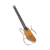This electric guitar has a stylish and unique appearance, and it is very comfortable and easy to play, making guitar learning easier. The anti-phase button inverts the output signal by 180 degrees, eliminating noise and allowing the guitar purer soun...