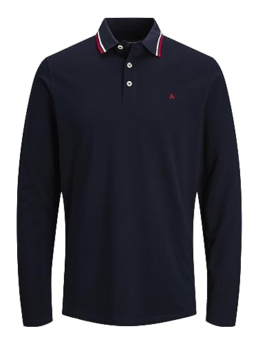 Jack & Jones Herren Jjepaulos Noos Poloshirt, Navy Blazer, L EU