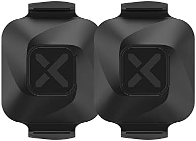 XOSS Vortex Cadence and Speed Sensor Wireless IPX7 Waterproof Bike Accessories - 300 Hours Dual Modes Bike Sensor ANT+/Bluetooth 4.0 Compatible for Cycling Computer - 2 Pack