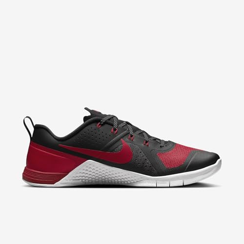 Nike Metcon 1 OG Men's Workout Shoes (FQ1854-001, Black/Wolf Grey/Varsity Red) Size 10.53