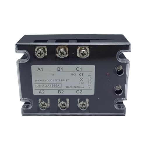 Relais statique 3A4860A 40A pour réguler un chauffage triphasé