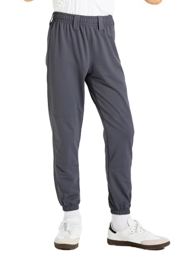 DEVOROPA 2T/3T/4T/5T to Youth Boys Baseball Pants Knicker Fit Toddler Kids Girls Softball Fast Pitch Tee Ball Pants