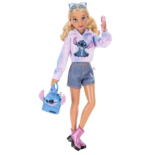 Disney ILY 4ever Stitch Fashion Doll 11.5 / 30 cm with Blonde Hair Officially Licensed by Jakks Pacific Includes Character Inspired Accessories Blonde Hair 13 Points of Articulation