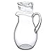 Amazing Abby - Bubbly - Plastic Pitcher (64 oz, 2 Quart), Clear Water Pitcher with Lid, Fridge Jug, BPA-Free, Shatter-Proof, Great for Iced Tea, Sangria, Lemonade, Juice, Milk, and More