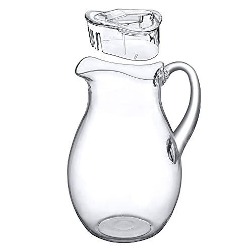 Amazing Abby - Bubbly - Plastic Pitcher (64 oz, 2 Quart), Clear Water Pitcher with Lid, Fridge Jug, BPA-Free, Shatter-Proof, Great for Iced Tea, Sangria, Lemonade, Juice, Milk, and More by Amazing Abby - Image 7
