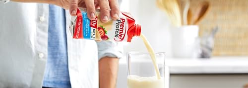 Premier Protein Drink - One (1) Pack of Four (4) Delicous and Flavorful 30g High Protein, 11Fl Oz Packed By Monocorn! (Strawberries & Cream) - Thumbnail 3