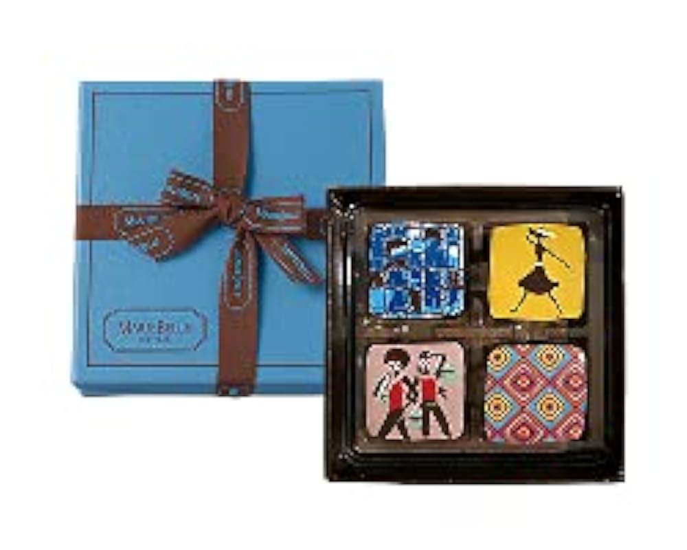 チョコ付き新品未開封マリベルマイクロミニバック　オータムブルー&ブラウン Amazon | マリベル(MARIEBELLE) チョコレート ブルーボックス 4