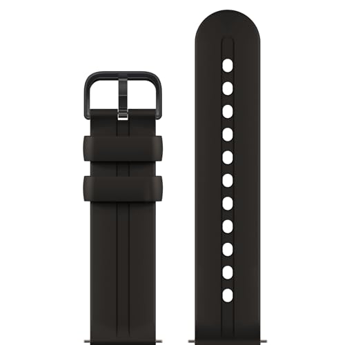 Gabb Watch Style Band - Kids Watch Band Replacement Soft Silicone Strap Water Resistant Sweatproof Replacement Watch Strap for Kids Kids Smartwatch Strap - Raven Black