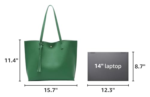 Dreubea Soft Faux Leather Tote