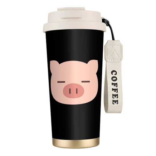 タンブラー ぶたた グッズ 水筒 コーヒーカップ コンビニカップ ステンレスボトル 保温保冷 ストロー付き 持ち運び 直接ドリップ 大容量 おしゃれ プレゼント