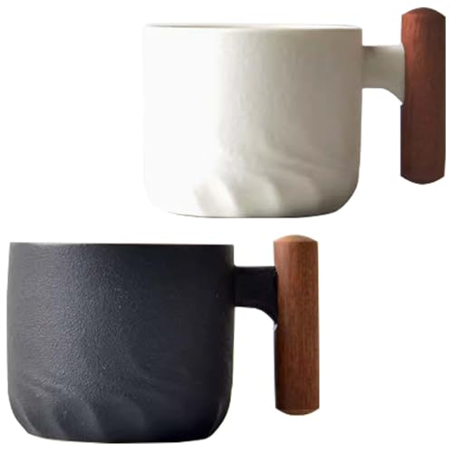 Lot de 2 tasses à espresso 60 ml, tasses à espresso premium avec poignée, mini tasses à...