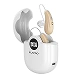 Flaygo Hearing Amplifiers, Otc Hearing Aids For People With Hearing Loss, Sound Quality Restoration, Intelligent Noise Reduction, Standby 80h, One-Button Operation, Comfortable Wearing, White