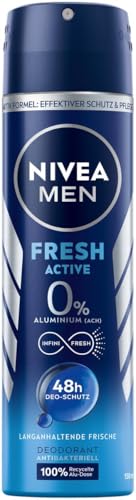 NIVEA Men Fresh Active Deodorant Spray 6 x 150 ml Pack of 6 - image 2