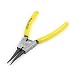 New Lon0167 Workshop Garage Featured Yellow Plastic Coated reliable efficacy Grip Outside Straight Spring Loaded Circlip Plier Tools Snap Ring Pliers(id:cb6 32 85 fd