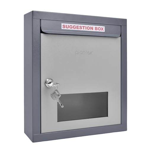 Plantex All in one Multipurpose use Box- Letter Box/Post Box for Gate Home and Office/Suggestion Box for Office use/Complaint/Donation Box with Lock T