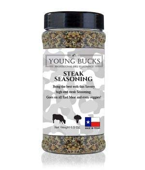 Young Bucks BBQ - Professional BBQ Seasonings (Steak Seasoning, 6.5oz) *Made In Texas*