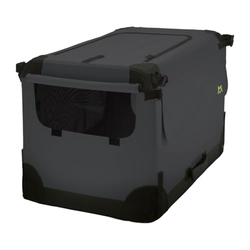 Maelson Soft Kennel anthrazit 72 cm + Lounge Mat - Transportbox mit Matratze für Hunde