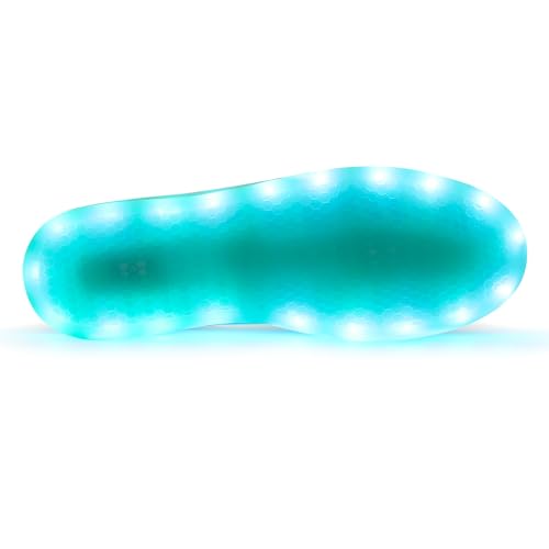 Image of Unisex LED Shoes - Fashion Light Up Sneakers, Breathable USB Charging Glowing Luminous LED Shoes for Men Women