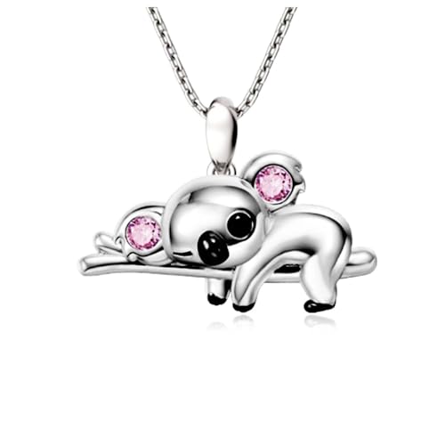 Cute Koala pendant necklace,for Girls Boys Pendant Necklaces Gifts Jewelry Gifts for Girls Daughter Boys Son Granddaughter Niece Birthday Christmas Graduation Gif over 3 years old.