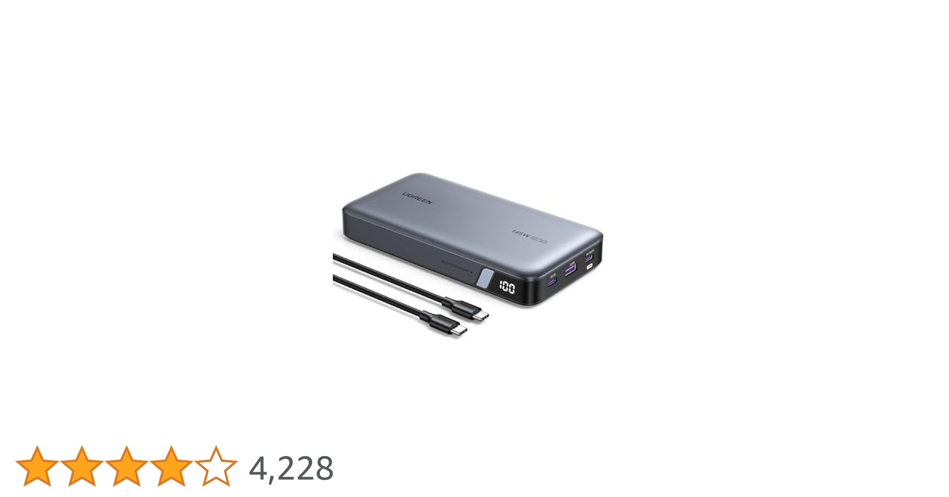 UGREEN PD3.1 モバイルバッテリー 25000mAh 145W Amazon.com: UGREEN Power Bank 25,000mAh 145W Laptop Portable