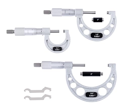 Micromètres d'extérieur Accusize 0-3'' à résolution de 0.0001'' stable