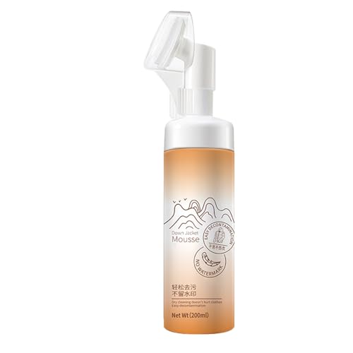 Limpiador de Abrigos de Plumón | 200ml Limpieza Profunda con Espuma sin Agua - Espuma de Limpieza para Ropa sin Agua - Para Manchas En Abrigos De Invierno, Chaquetas, Ropa, De, Té, Bolígrafo Y Tinta