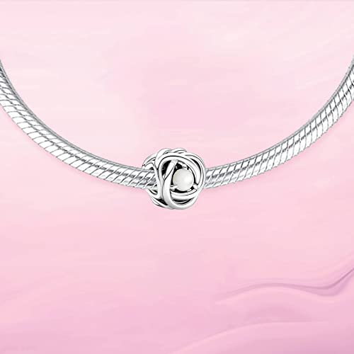 Image of VALGACLS Birthstone Charms 925 Sterling Silver Birthstone Charms