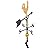 Montague Metal Products 32-Inch Deluxe Weathervane with Gold Rooster Ornament
