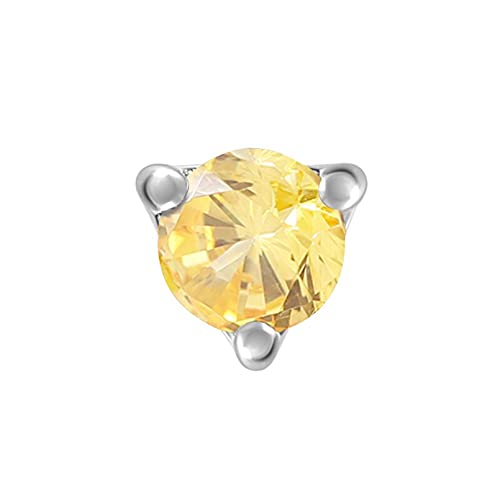 Bijoux Boucles d'oreilles en Argent pour Femmes Zircon Cubique Perçage Oreille Tige