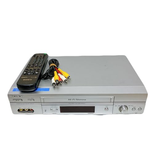 SONY VHSデッキ ビデオデッキ　SLV-FX10 リモコン付き おすすめ極美品】日本製 SONY SLV-FX10 VHSビデオデッキ リモコン付