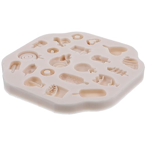 Lurrose molde de silicona moldes de arcilla seca al aire moldes de repostería decoración uñas decoraciones uñas molde de arcilla polimérica moldes de bricolaje artesanales de silicona