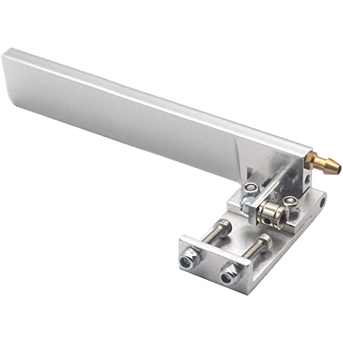 CENPEK Ruder aus Aluminiumlegierung, 95 mm, ferngesteuertes Boot, Wasserruder, absorbierendes Lenkruder