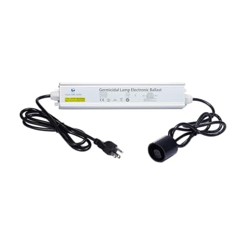 HQUA-OWS-455EB 120V 25-40W Electronic Ballast for HQUA-OWS-12/6 UV Water Sterilizer, Ballast for UV Lamps, 2024 New Released Cover