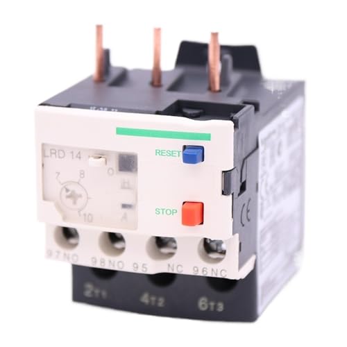 Relais de surcharge thermique LRD14 7-10A triphasé avec pince à vis 1NO + 1NC