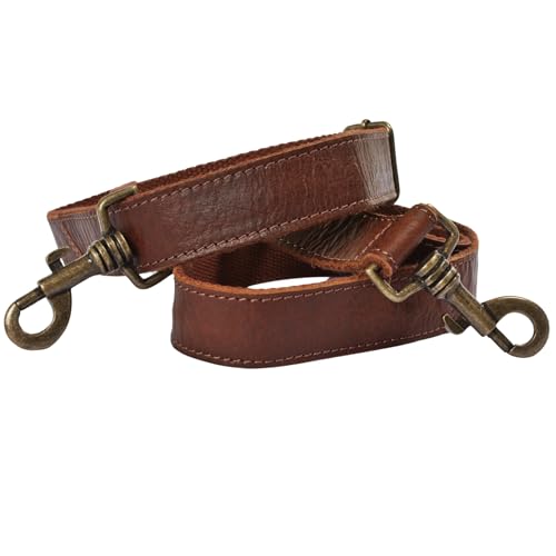 Sangle de transport en cuir marron idéale pour vos trajets de voyage